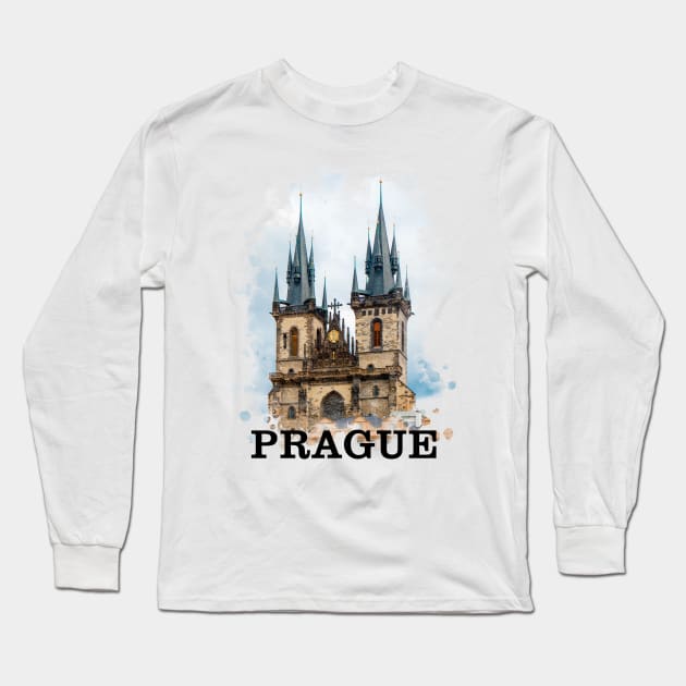 Prague Long Sleeve T-Shirt by Polli